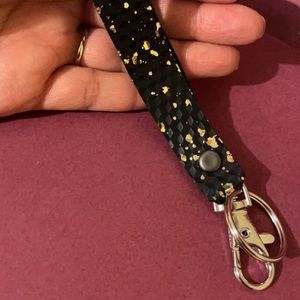 Gold Speckled Keychain!